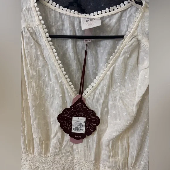 Knox Rose Boho Peasant Dress - Picture 3 of 4